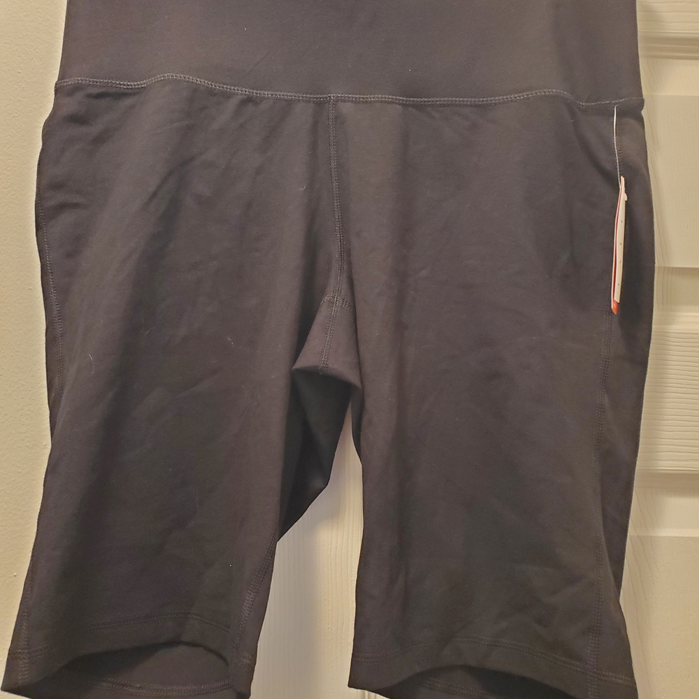 Women's Black High-Waisted Shorts